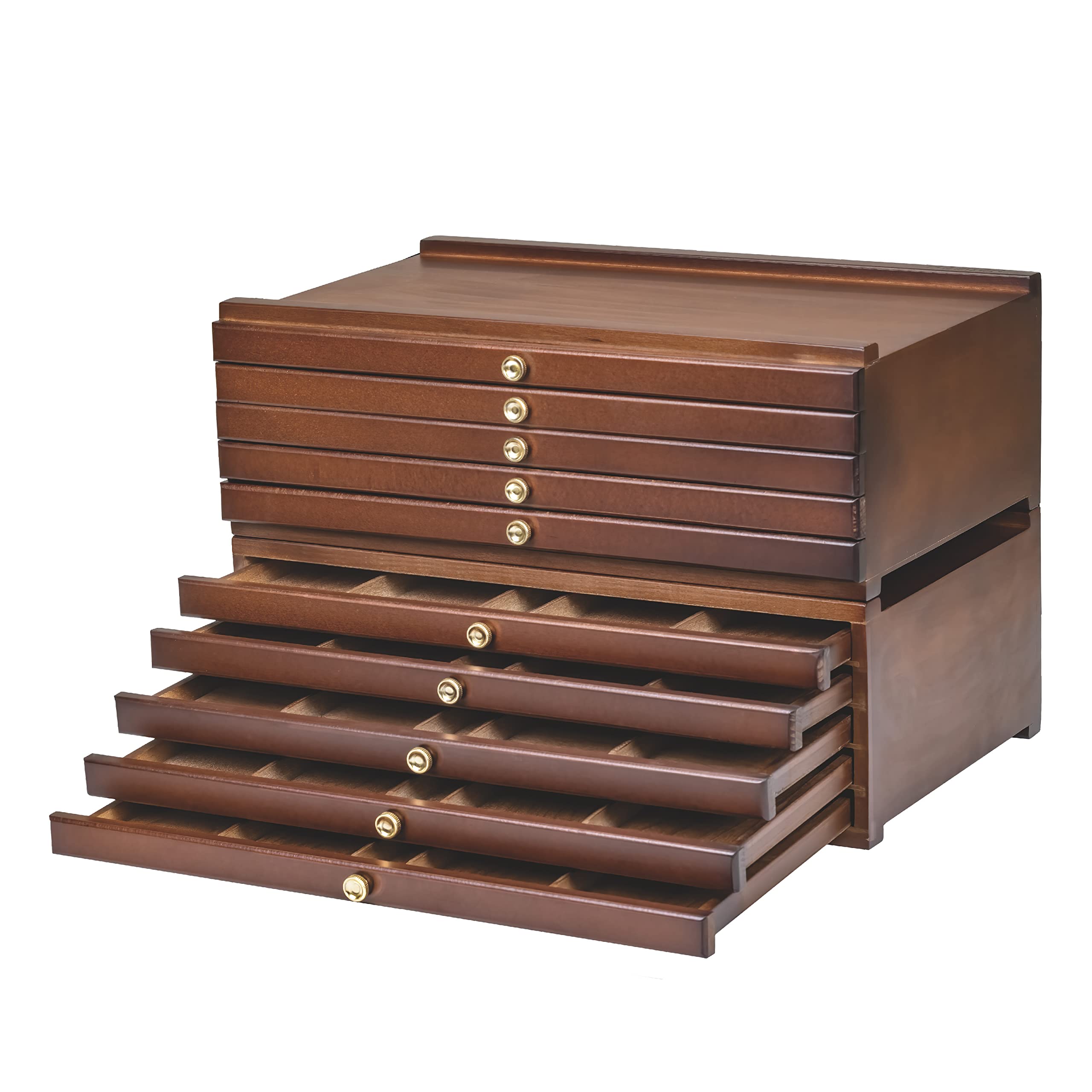 【Thanks】drawer ストライプ アンコンジャケット 美品 Amazon.com: MEEDEN 10-Drawer Art Supply Storage Box, Beech Wood
